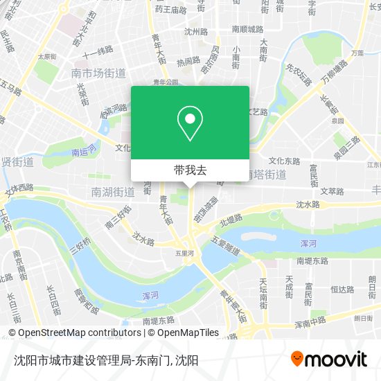 沈阳市城市建设管理局-东南门地图