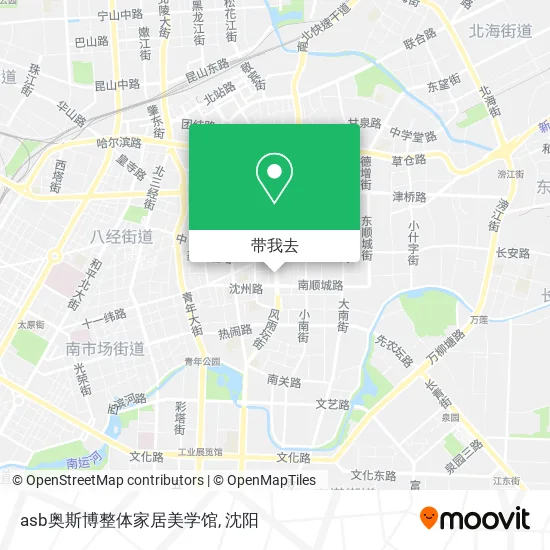 asb奥斯博整体家居美学馆地图