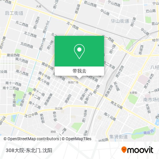 308大院-东北门地图