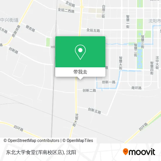 东北大学食堂(浑南校区店)地图