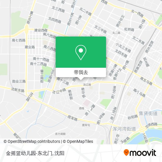 金摇篮幼儿园-东北门地图