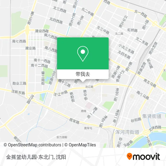 金摇篮幼儿园-东北门地图