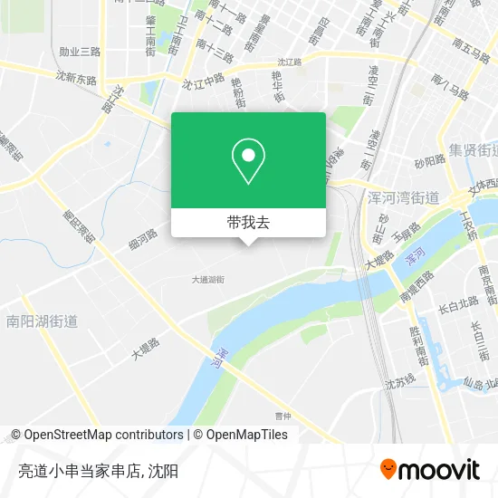 亮道小串当家串店地图