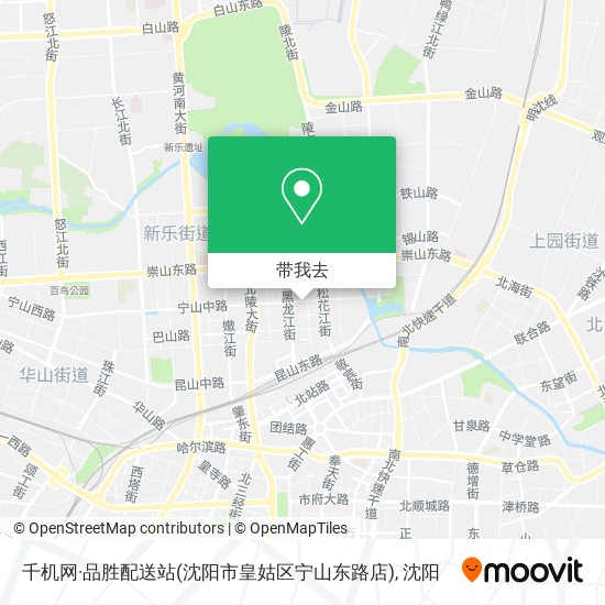 千机网·品胜配送站(沈阳市皇姑区宁山东路店)地图