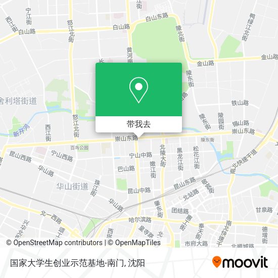 国家大学生创业示范基地-南门地图