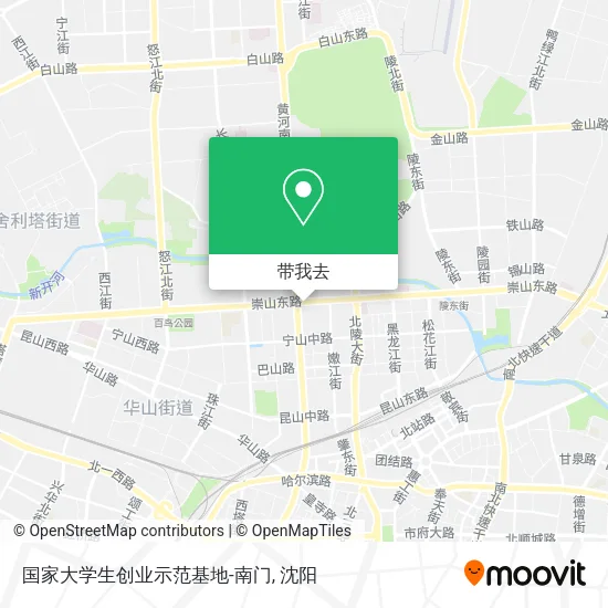 国家大学生创业示范基地-南门地图