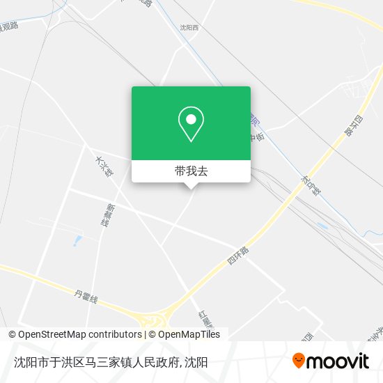 沈阳市于洪区马三家镇人民政府地图