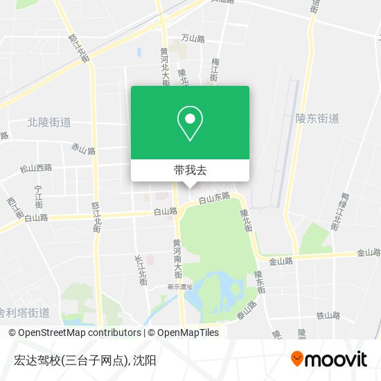 宏达驾校(三台子网点)地图