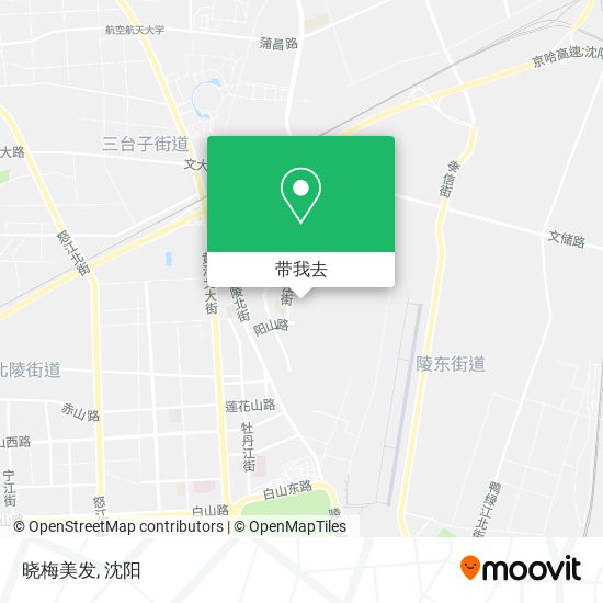 晓梅美发地图