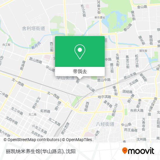 丽凯纳米养生馆(华山路店)地图