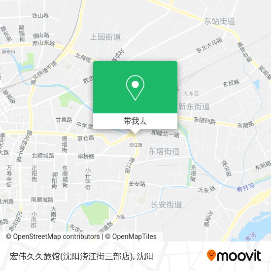 宏伟久久旅馆(沈阳滂江街三部店)地图