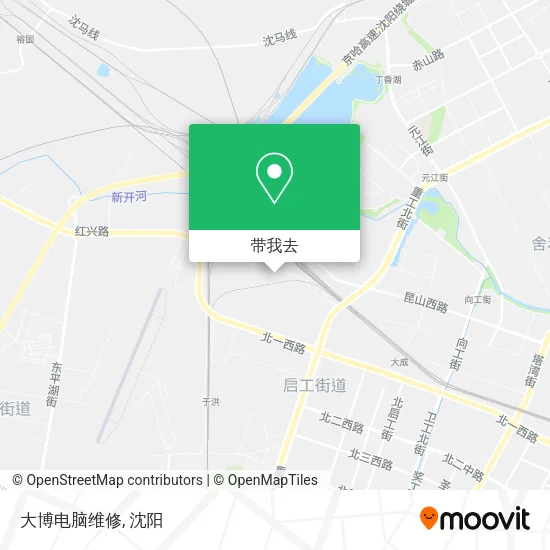 大博电脑维修地图