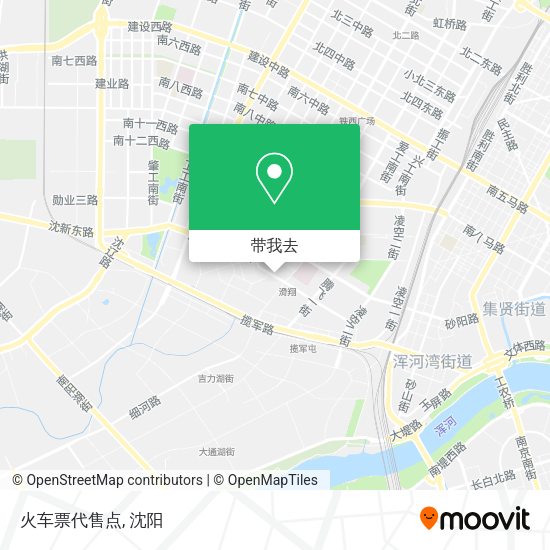 火车票代售点地图