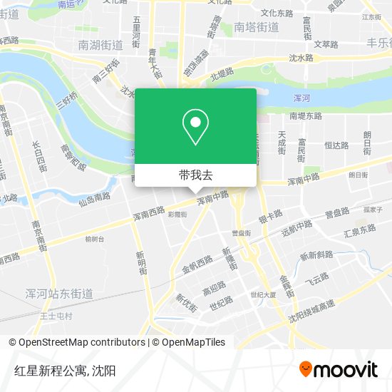 红星新程公寓地图