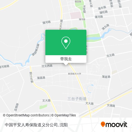 中国平安人寿保险道义分公司地图