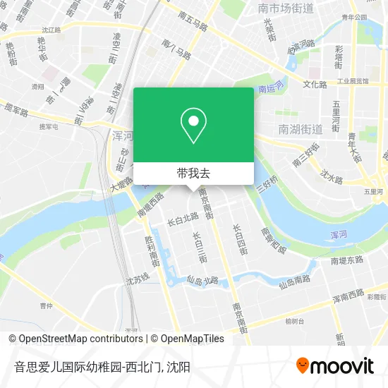 音思爱儿国际幼稚园-西北门地图