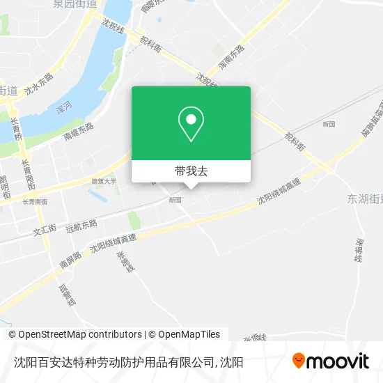 沈阳百安达特种劳动防护用品有限公司地图