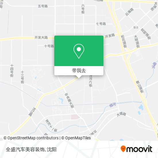 全盛汽车美容装饰地图
