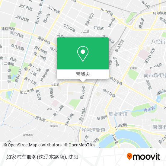 如家汽车服务(沈辽东路店)地图