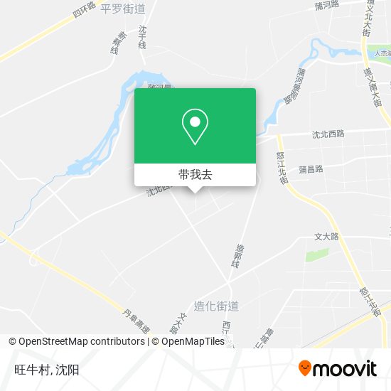 旺牛村地图