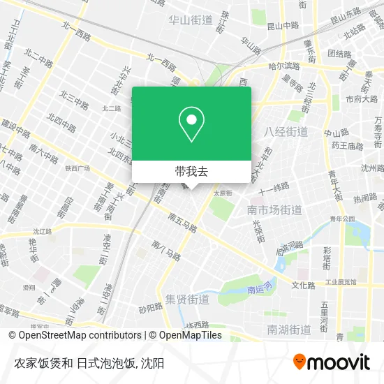 农家饭煲和 日式泡泡饭地图