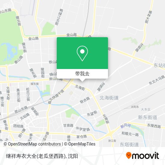 继祥寿衣大全(老瓜堡西路)地图