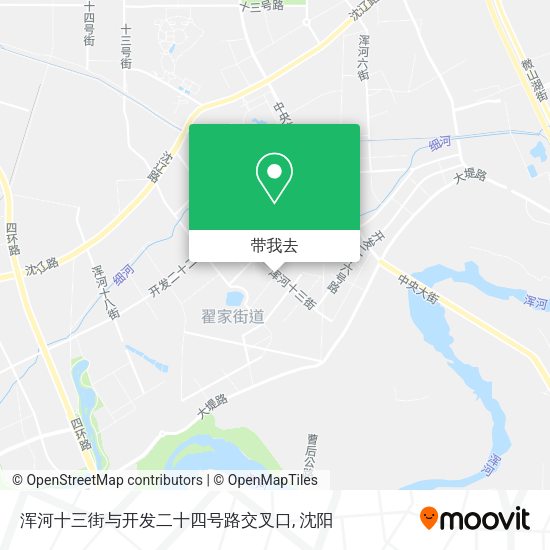 浑河十三街与开发二十四号路交叉口地图