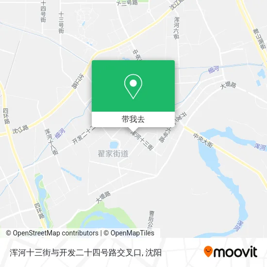 浑河十三街与开发二十四号路交叉口地图