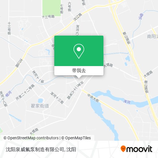 沈阳泉威氟泵制造有限公司地图