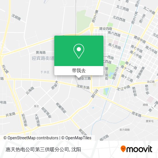 惠天热电公司第三供暖分公司地图