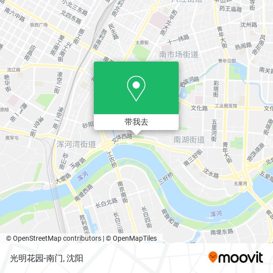 光明花园-南门地图