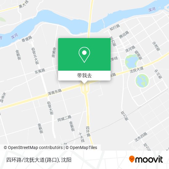 四环路/沈抚大道(路口)地图