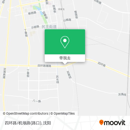 四环路/机场路(路口)地图