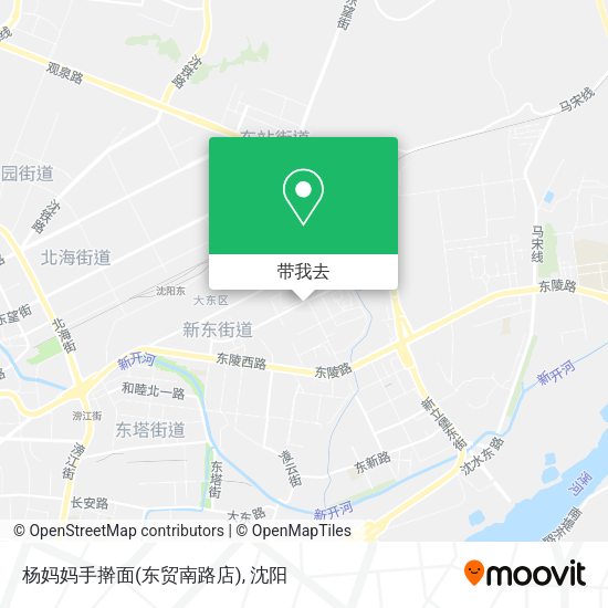 杨妈妈手擀面(东贸南路店)地图