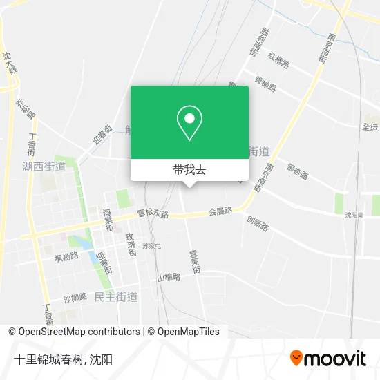十里锦城春树地图