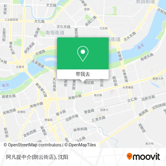 阿凡提中介(朗云街店)地图