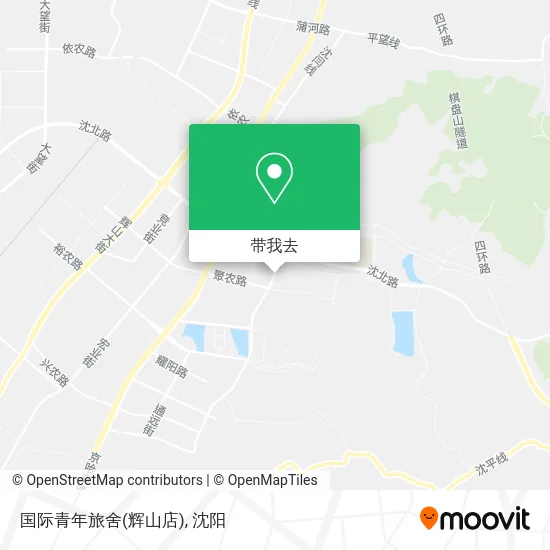 国际青年旅舍(辉山店)地图