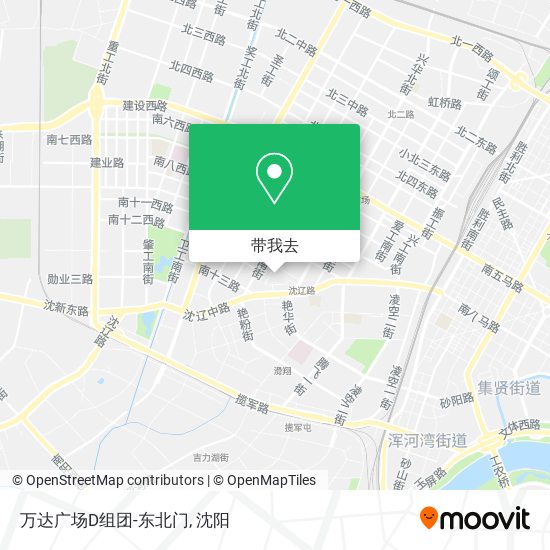 万达广场D组团-东北门地图