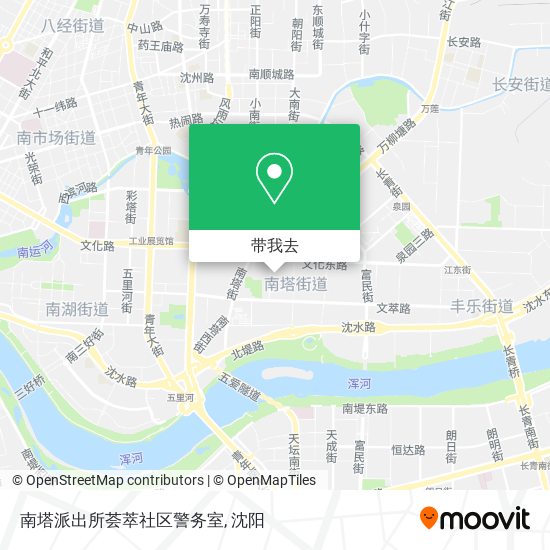 南塔派出所荟萃社区警务室地图