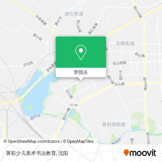 菁彩少儿美术书法教育地图