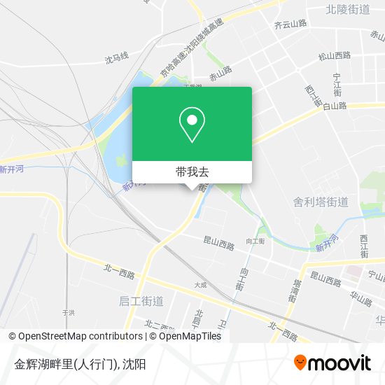 金辉湖畔里(人行门)地图