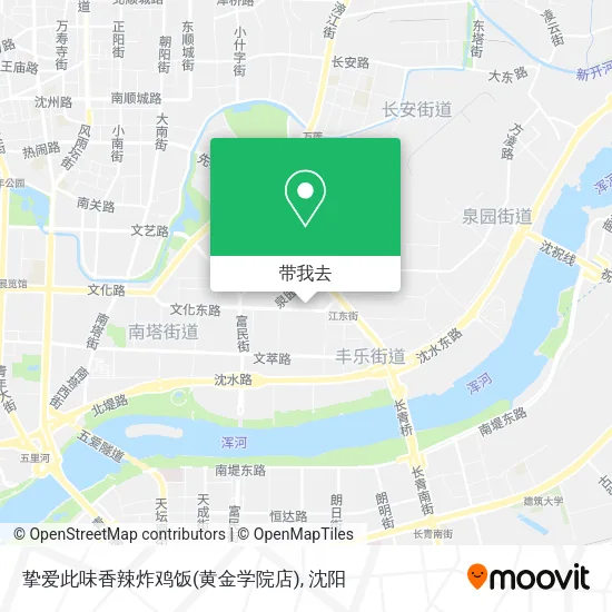 挚爱此味香辣炸鸡饭(黄金学院店)地图