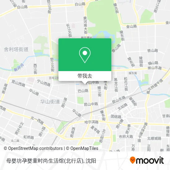 母婴坊孕婴童时尚生活馆(北行店)地图