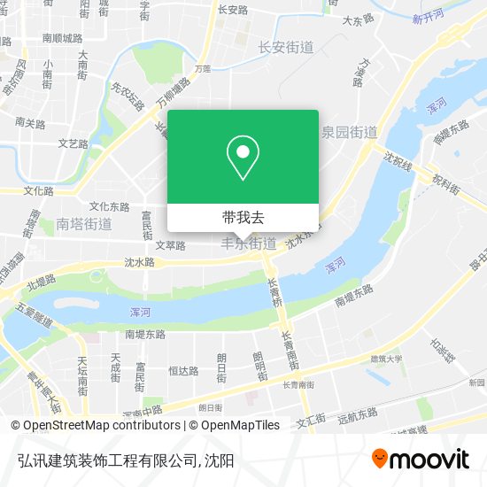 弘讯建筑装饰工程有限公司地图