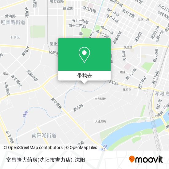 富昌隆大药房(沈阳市吉力店)地图