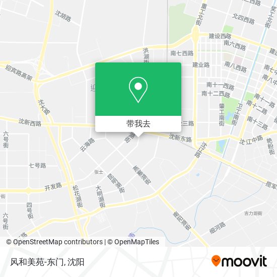风和美苑-东门地图