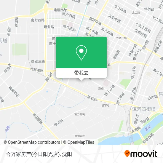 合万家房产(今日阳光店)地图