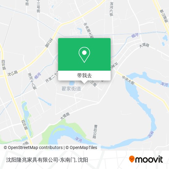 沈阳隆兆家具有限公司-东南门地图