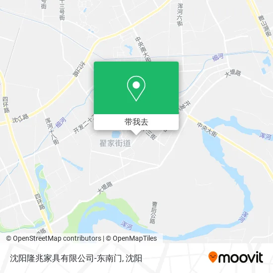 沈阳隆兆家具有限公司-东南门地图