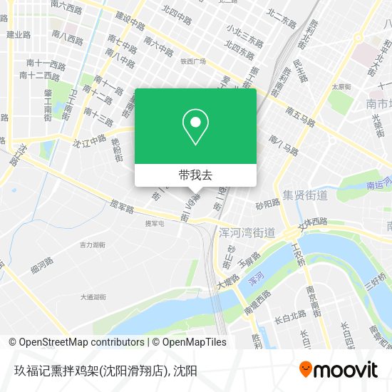 玖福记熏拌鸡架(沈阳滑翔店)地图